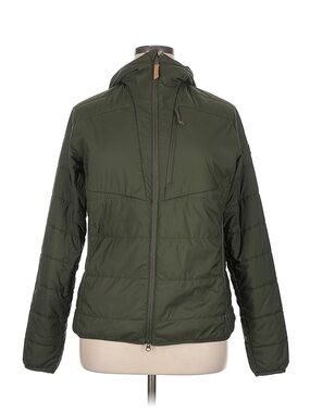 FJALL RAVEN Olive Green Hooded Puffer Jkt Sz XL